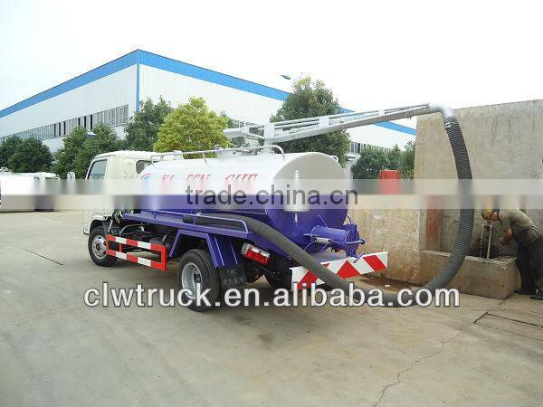 DFAC 3000L to 4000L mini fecing suction truck for sale