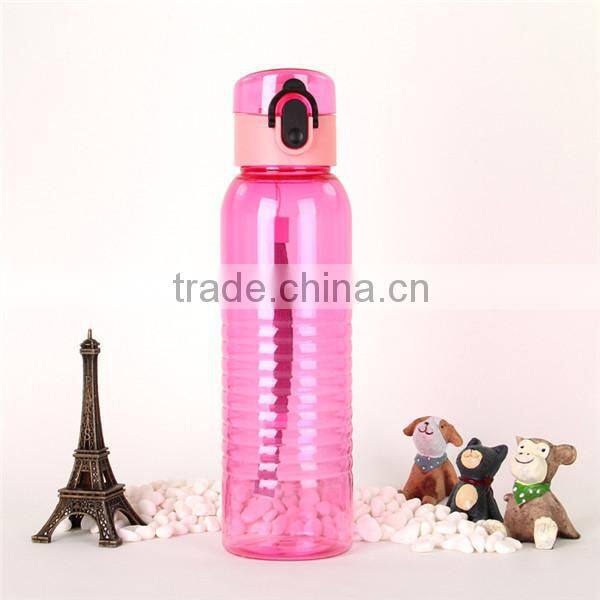 2015 Newly eco-friendly fashionable water bottle, 600ml made in China camping plastic water bottles