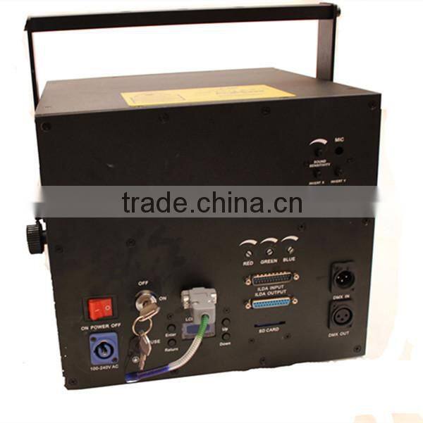 Kiya Stage High power RGB Laser 5W RGB Laser Lighting, 5W laser light for disco