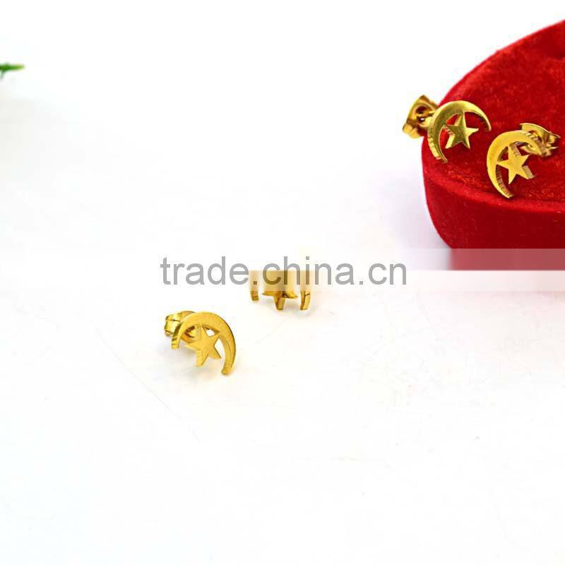 fashion earring designs new model earrings daily wear moon star stud earring