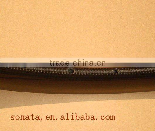 38mm full carbon 3k glossy finish clincher bike rim