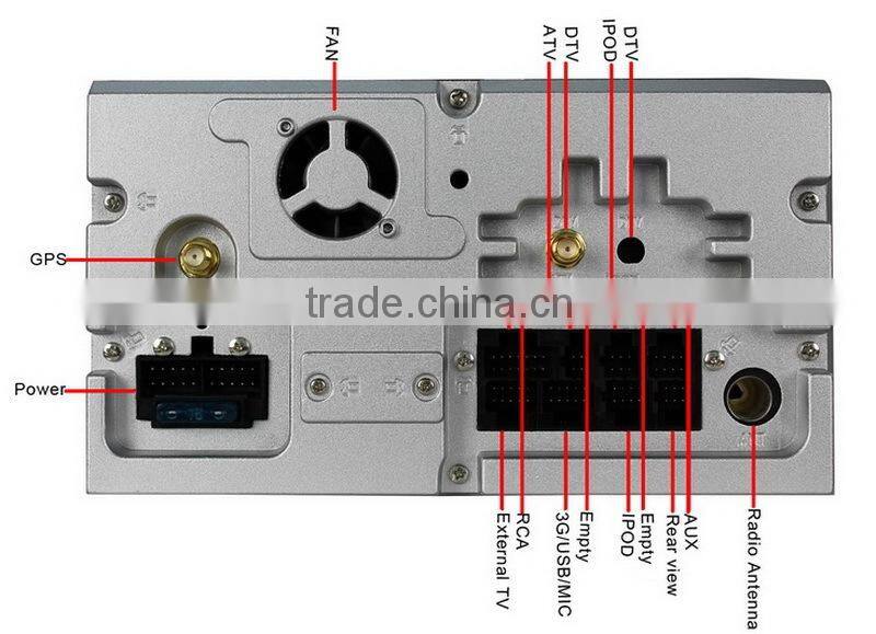 factory price Android4.4 quad core touch screen RK3188 16G ROM in dash car dvd gps for Emgrand EC8