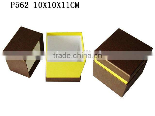 Custom Two Laminated Paper Gift Packaging Box China Wholesale P562