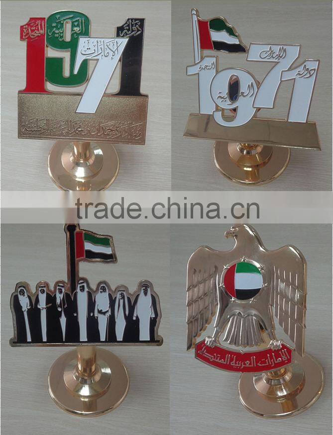 2016 new trophy for UAE naional day 1971 gold trophy