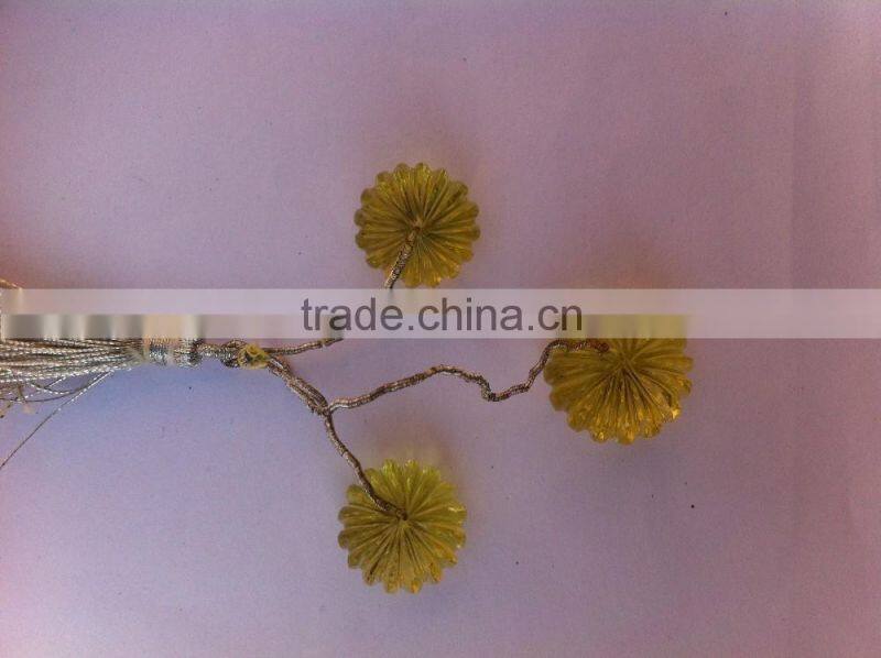 Lemon Topaz pendant earring set