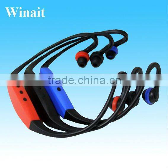 2012 NEW cheap TF card Sport mp3 player, built in Rechargeable Li-ion battery