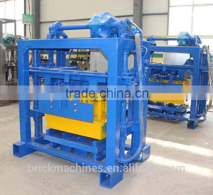 small size but good performance Sand dust used block making machine fixed for building