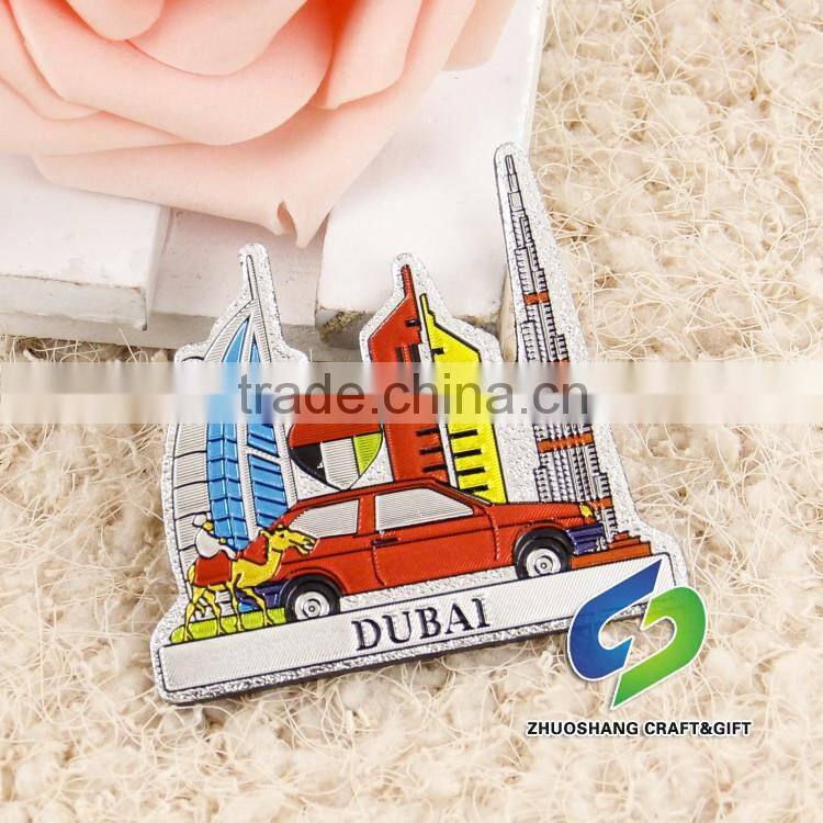 aluminum foil film embossed fridge magnet