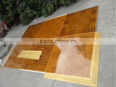 Teak wooden dance floor