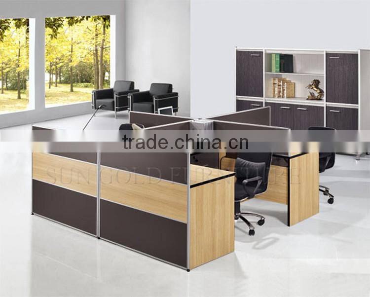Modern melamine office furniture workstation design ( SZ-WSB305)