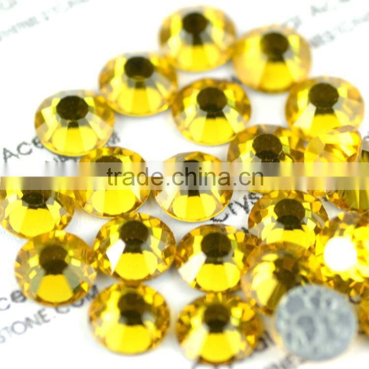 Hotfix Loose Rhinestone, 14 cuts Hot Fix Stone Crystal Strass, Hot-fix Rhinestone Strass Crysal Stone for wedding dress
