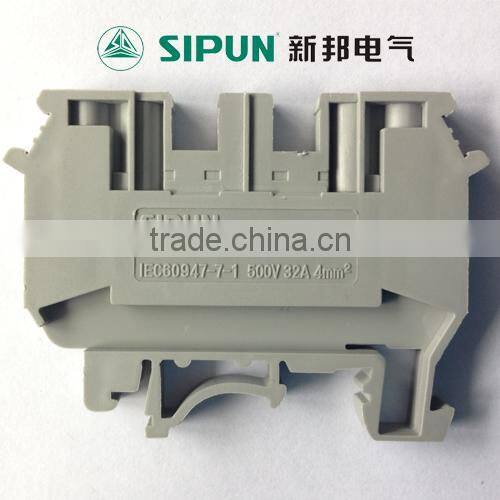 UK4 sqmm double inlet double outlet terminal blocks