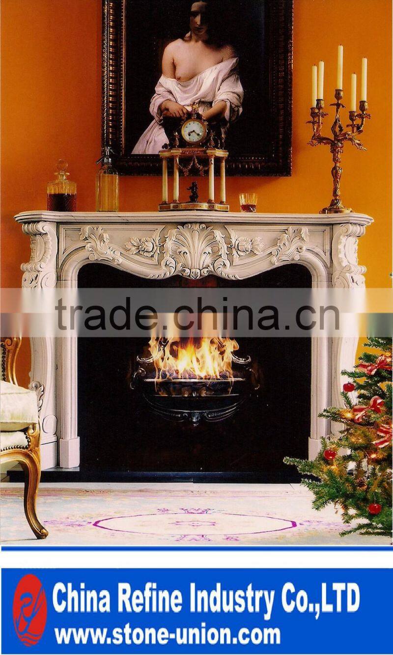 Good looking indoor Marble fireplace