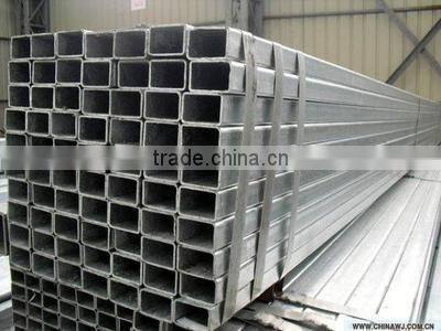 Pre-galvanized rectangular steel pipes tubes 40x80 specification