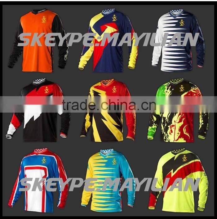 wholesale mountain bike jersey lastest cycling jersey hight quality mountain jersey design for you