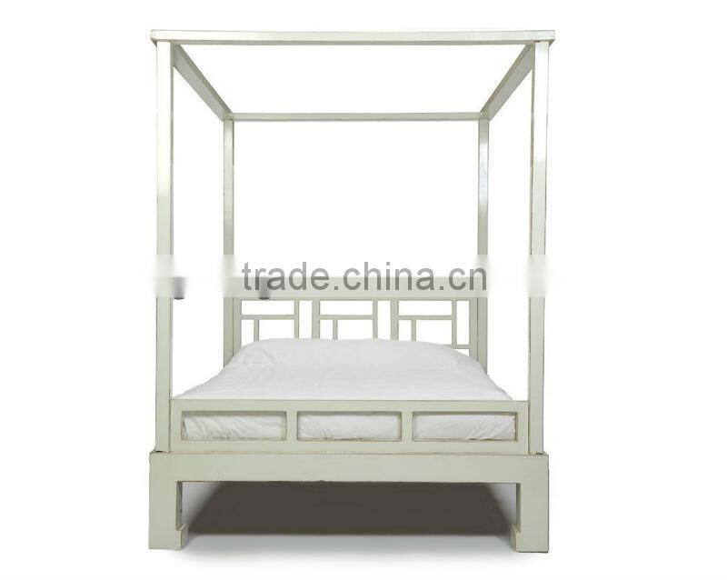 2013 new design white beds antique bedroom furniture set