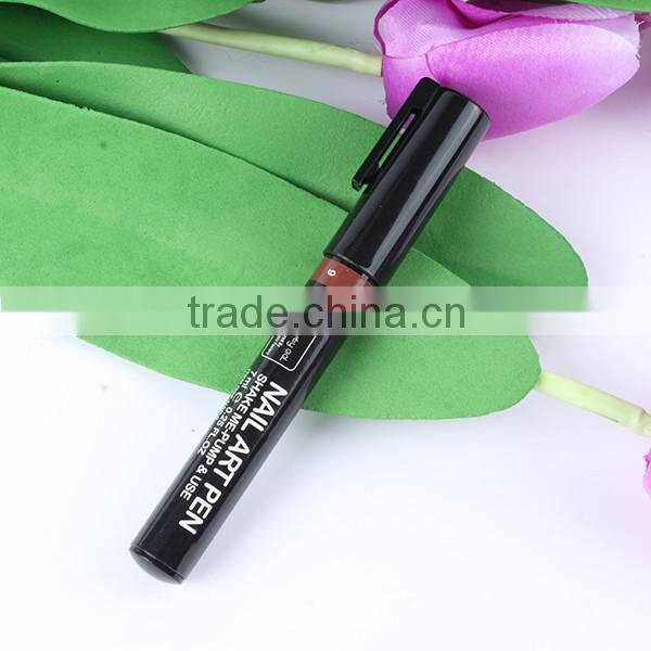 3D DIY Decoration Polish Set Design Paint UV Gel Acrylic Powder Different False Tips 16Colors Nail Art Pen