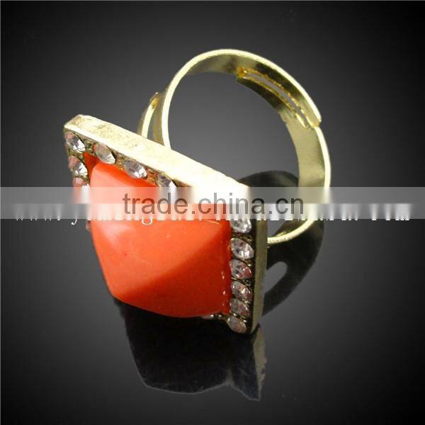 red coral design resin jewelry sets made in china