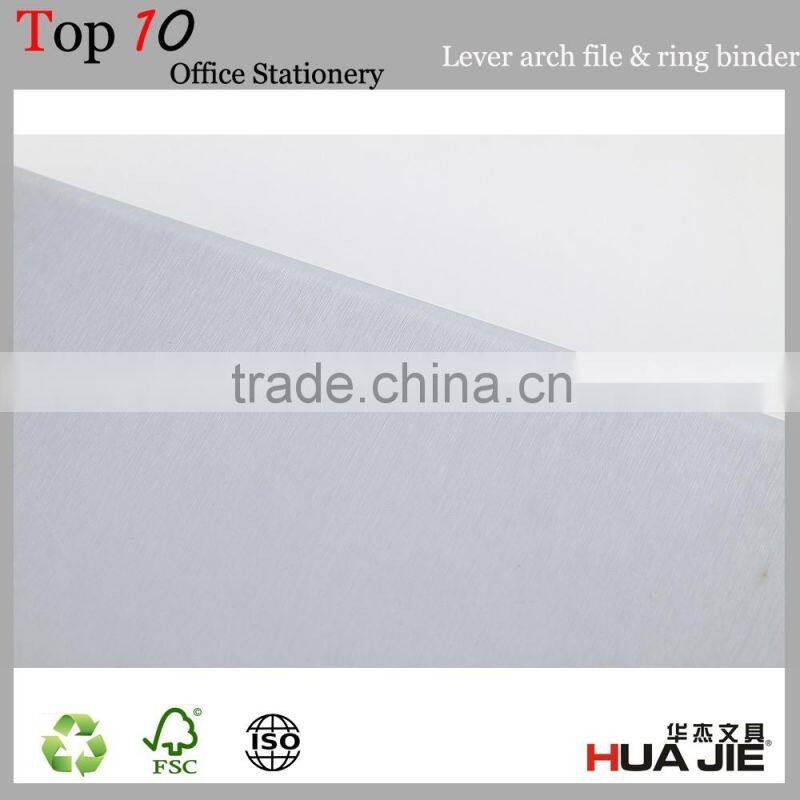 PVC cardboard lever arch file folder 2 ring binder