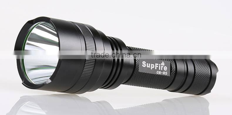 Rechargeable XML R5 LED Aluminum Flashlight