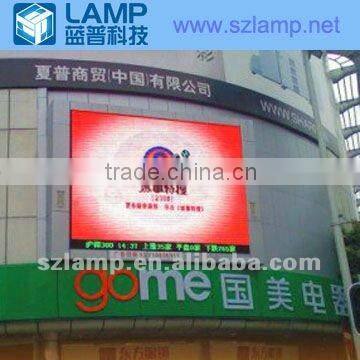 outdoor building mounted led screen