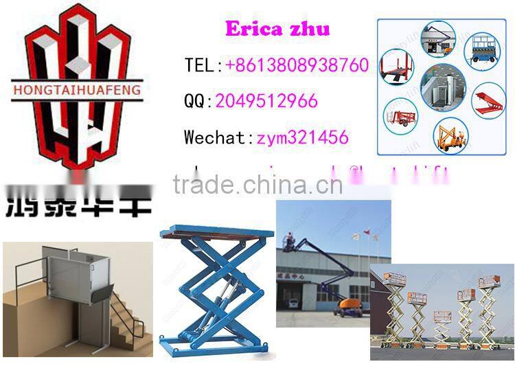 China supplier offers cheap cargo lift 4 meter height elevator/outdoor lift elevators