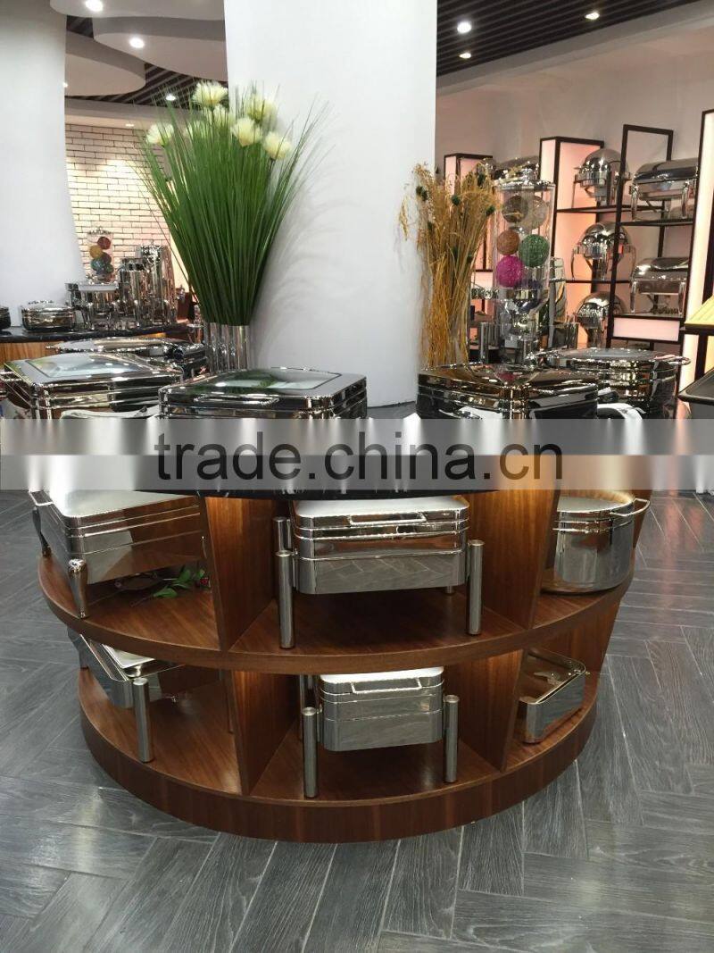 Stainless steel hot and cold milk tea dispenser