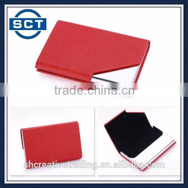Personalized Red Business Card Cases Holders Gifts