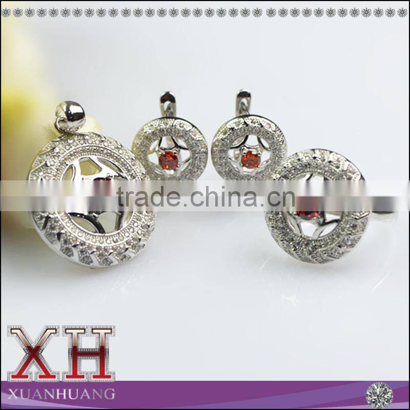 Jewelry Set 2015 Fashion Necklace Earrings Ring Set Jewelry Silver Jewelry