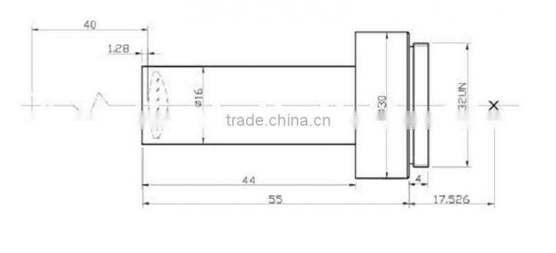 2MP 1/2" Format C-mount 2.0x Magnifying WD 40mm Telecentric Lens