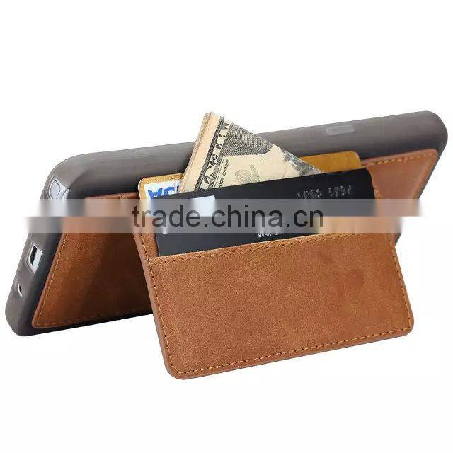 Top quality Genuine Leather Stand case For Samsung Galaxy Note 5 , For Galaxy Note 5 Edge Case with card holder
