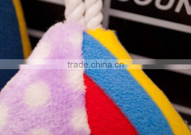 candy shaped squeaky plush pet toys