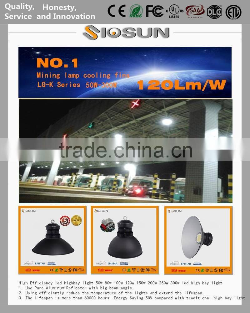 100W 10800Lumen 5 Years Warranty SMD Industrial LED High Bay Fixture Light