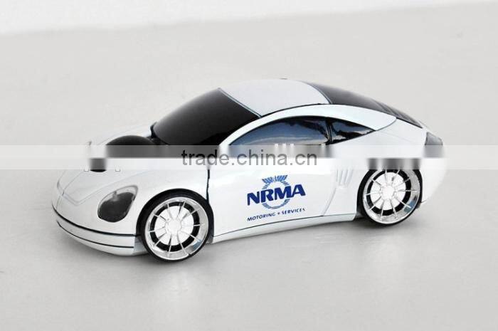 Customized Promotional Gift Laptop 2.4G wireless Car Shape Mouse