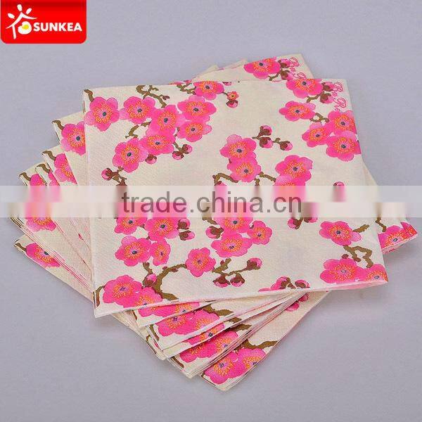 Japanese decorative specialty printed paper napkin