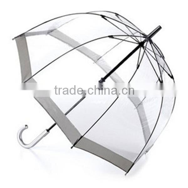 Wholesale high quality PVC cover with flower border poe umbrella