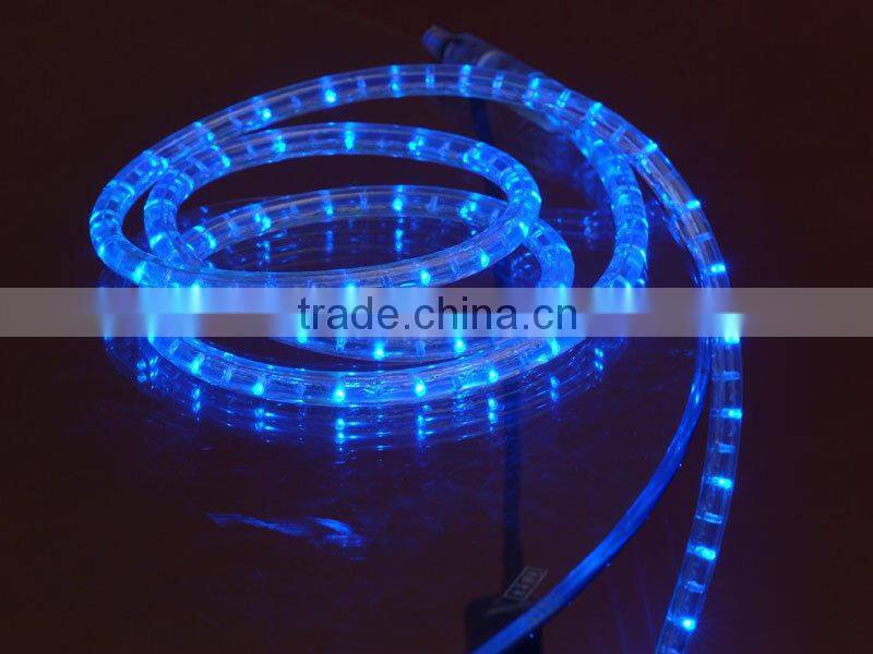 2016 Christmas decor 3-wires round copper led light swimming pool rope light