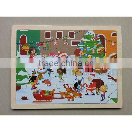2016 hot selling educational wooden puzzle for kids