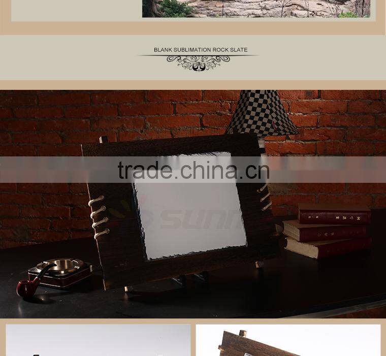 Sublimation rock photo slate/sublimation photo rock whole sale