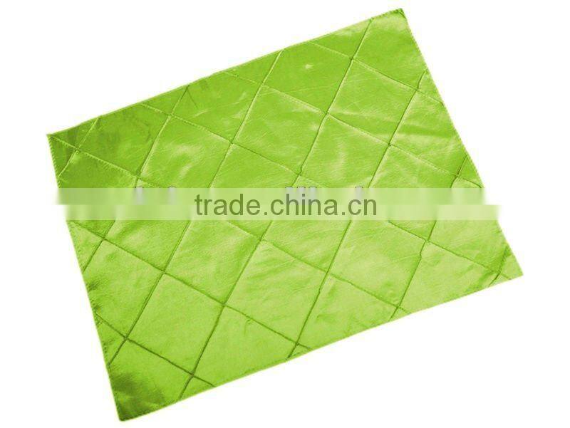 Pintuck table runner,table cloth,chair sash,placemat,napkin,table cover