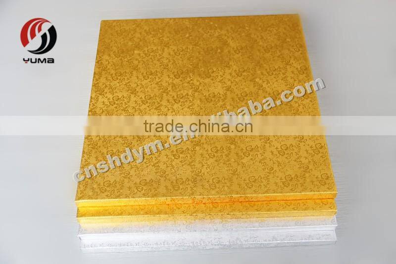 gold rectangle hardware colorful cake drum