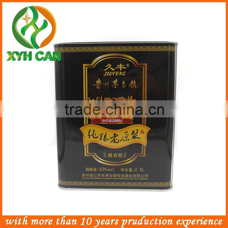 1L cooking oil metal can