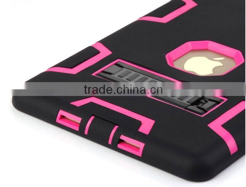 Tough duty anti-slid hybrid TPU tablet case for iPad Air 2 iPad 6 Gen