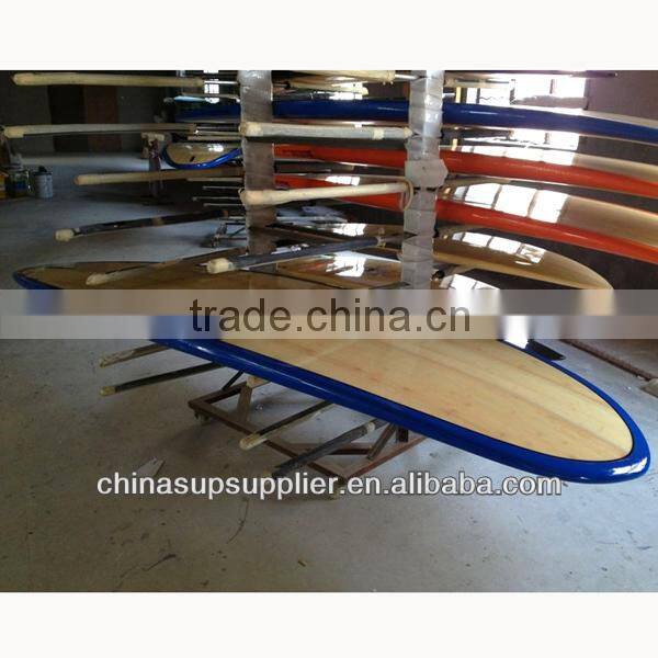 10' Color rail bamboo surf SUP board/ color surf SUP longboard