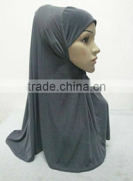 H188 plain muslim hijab,simple comfortable hijab