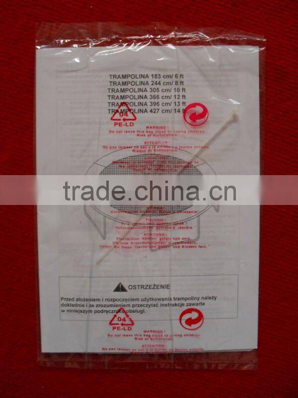 12FT Big Round Garden Trampoline with Enclosure, Ladder and Raincover Combo (HOT SALE)