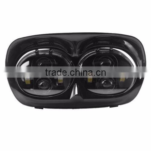 Dual Headlights 80W Led Work Light Headlight Motorcycle Assembly Headlight Led Offroad lights for Harley davidso-n Motorcycles