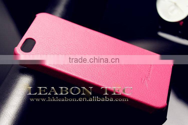 genuine leather phone case, ultra slim hard back case for iphone 5 5s, factory price