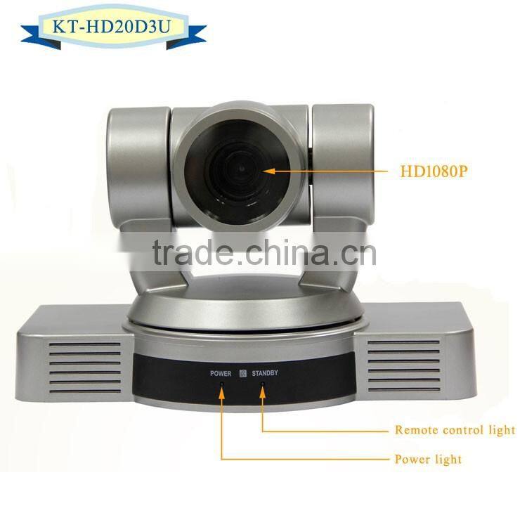 1080P high quality USB or PTZ camera with 20X zoom capabilities