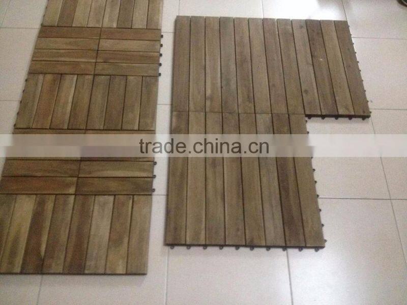 Outdoor decking, wood tiles, DIY tiles, wood flooring
